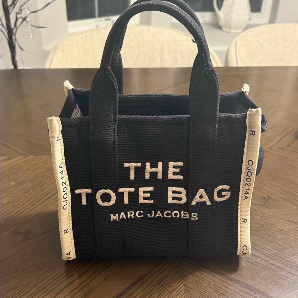 MARC JACOBS THE JACQUARD SMALL TOTE BAG